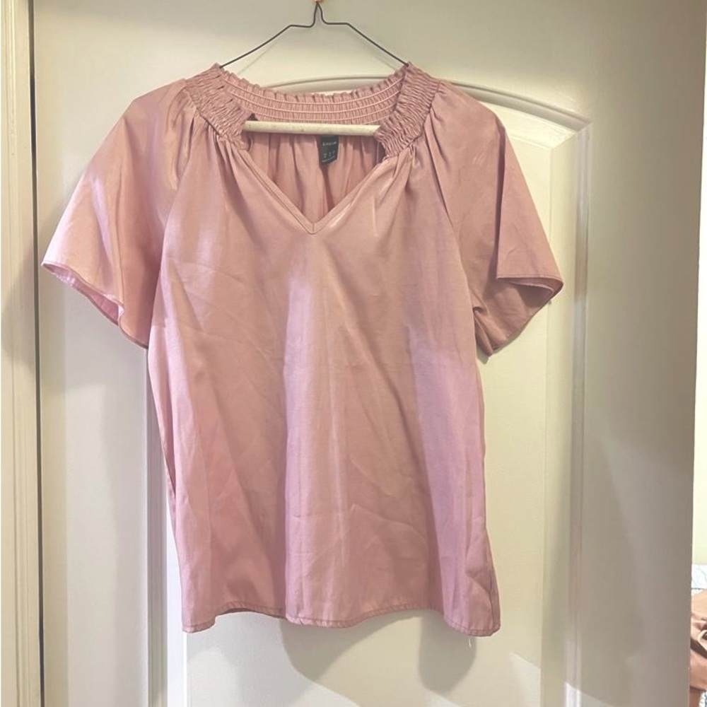 Satin sheen top